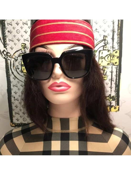 New Authentic Chic Black Sunglasses BB0025SA 004 main image 6